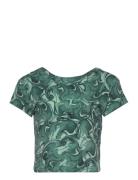 Viscose T-Shirt Tops T-shirts Short-sleeved Green Rosemunde Kids
