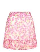 Vmsmilla H/W Short Skirt Wvn Ga Kort Skjørt Pink Vero Moda