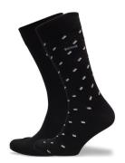 2P Rs Minipattern Mc Underwear Socks Regular Socks Black BOSS
