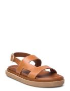 Lorelei Tan Leather Sandals Flate Sandaler Brown ALOHAS