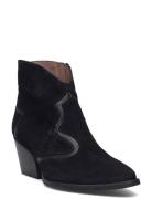 H-4041 Shoes Boots Ankle Boots Ankle Boots With Heel Black Wonders