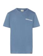 Printed Tee Thorlino Tee Tops T-shirts Short-sleeved Blue Mads Nørgaar...