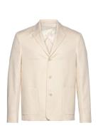 Cotton Linen Blazer Suits & Blazers Blazers Single Breasted Blazers Cr...