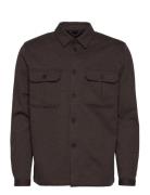 Milano Pocket Jacket Tops Overshirts Brown Clean Cut Copenhagen