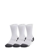 Ua Performance Tech 3Pk Crew Sport Socks Regular Socks White Under Arm...