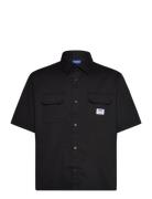 Ekyno Tops Shirts Short-sleeved Black HUGO BLUE