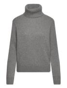 Wool Turtleneck Jumper Tops Knitwear Turtleneck Grey Polo Ralph Lauren