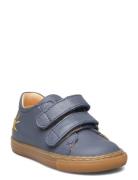 Shoes - Flat - With Velcro Lave Sneakers Blue ANGULUS