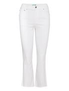 Trousers Bottoms Jeans Flares White United Colors Of Benetton