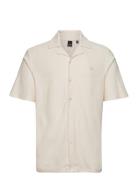 Onsdavis Reg Terry Shirt Tops Shirts Short-sleeved White ONLY & SONS