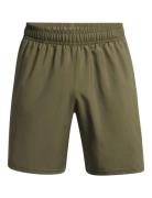 Ua Tech Woven Wordmark Short Sport Shorts Sport Shorts Khaki Green Und...