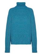 Jayla Jumper Tops Knitwear Turtleneck Blue French Connection