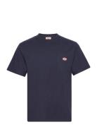 Basic Pocket T-Shirt Héritage Tops T-shirts Short-sleeved Navy Armor L...
