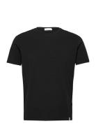 Organic Cotton Crew Tee Tops T-shirts Short-sleeved Black Panos Empori...