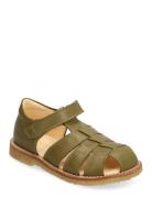 Sandals - Flat - Closed Toe - Shoes Summer Shoes Sandals Green ANGULUS