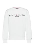 Tommy Logo Sweatshirt Tops Sweat-shirts & Hoodies Sweat-shirts White T...