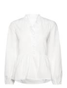 Matti Blouse Poplin Tops Blouses Long-sleeved White Noella