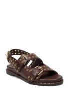 Sandal Flate Sandaler Brown Sofie Schnoor