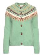 Joelle Cardigan Tops Knitwear Cardigans Green Jumperfabriken