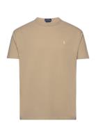 16/1 Jersey-Ssl-Tsh Tops T-shirts Short-sleeved Beige Polo Ralph Laure...