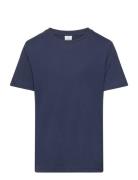 T Shirt Regular Solid Tops T-shirts Short-sleeved Blue Lindex