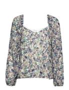 Eloise Floral Top Tops Blouses Long-sleeved Multi/patterned Dante6