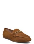 Averi Ii Suede Loafer Mokasiner Lave Sko Brown Lauren Ralph Lauren