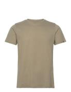 Niklas Basic Tee Tops T-shirts Short-sleeved Khaki Green Urban Pi Ers