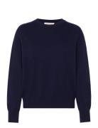 Pullover Tops Knitwear Jumpers Navy Sofie Schnoor