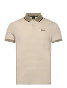 Paddy 5 Tops Polos Short-sleeved Beige BOSS