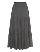 Diamondll Maxi Skirt Langt Skjørt Black Lollys Laundry