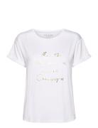 Aoife - T-Shirt Tops T-shirts & Tops Short-sleeved White Claire Woman