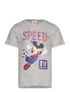 Tshirt Tops T-shirts Short-sleeved Grey Mickey Mouse