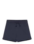 Cotton Shorts With Elastic Waist Bottoms Shorts Navy Mango