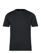 Roger M Hyperstretch S/S Tee Sport T-shirts Short-sleeved Black Virtus