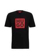 Daltor Designers T-shirts Short-sleeved Black HUGO