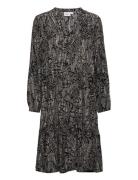 Lyngsz Dress Knelang Kjole Multi/patterned Saint Tropez