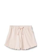 Rib Shorts Gertrud Bottoms Shorts Pink Wheat