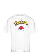 Pokemon T-Shirt Tops T-shirts Short-sleeved White Mango