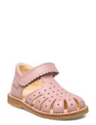 Sandals - Flat - Closed Toe - Shoes Summer Shoes Sandals Pink ANGULUS