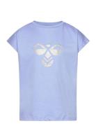 Hmldiez T-Shirt S/S Sport T-shirts Short-sleeved Blue Hummel