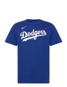 Men's Nike Fuse Wordmark Cotton Tee - Los Angeles Dodgers Tops T-shirt...