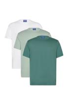 Blue3_Naolo Tops T-shirts Short-sleeved Green HUGO BLUE