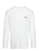 Long Sleeve T-Shirt Tops T-shirts Long-sleeved T-shirts White Hugo Kid...