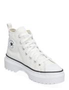 Ctas Lugged Lift Hi White/White/Black Høye Sneakers White Converse