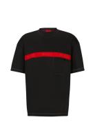 Dechilo Tops T-shirts Short-sleeved Black HUGO