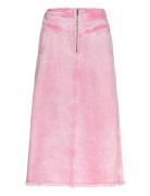 Normandiell Maxi Skirt Langt Skjørt Pink Lollys Laundry