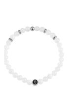 Beads Bracelet 6Mm Armbånd Smykker White Edd.