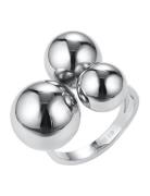 Brea Large Ring Ring Smykker Silver Bud To Rose