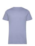 Niklas Basic Tee Tops T-shirts Short-sleeved Blue Urban Pi Ers